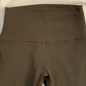 Lululemon Align Pants, Size 4, Olive Green
